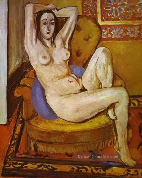  abstrakt - Nude on a Blue Cushion 1924 abstrakter Fauvismus Henri Matisse